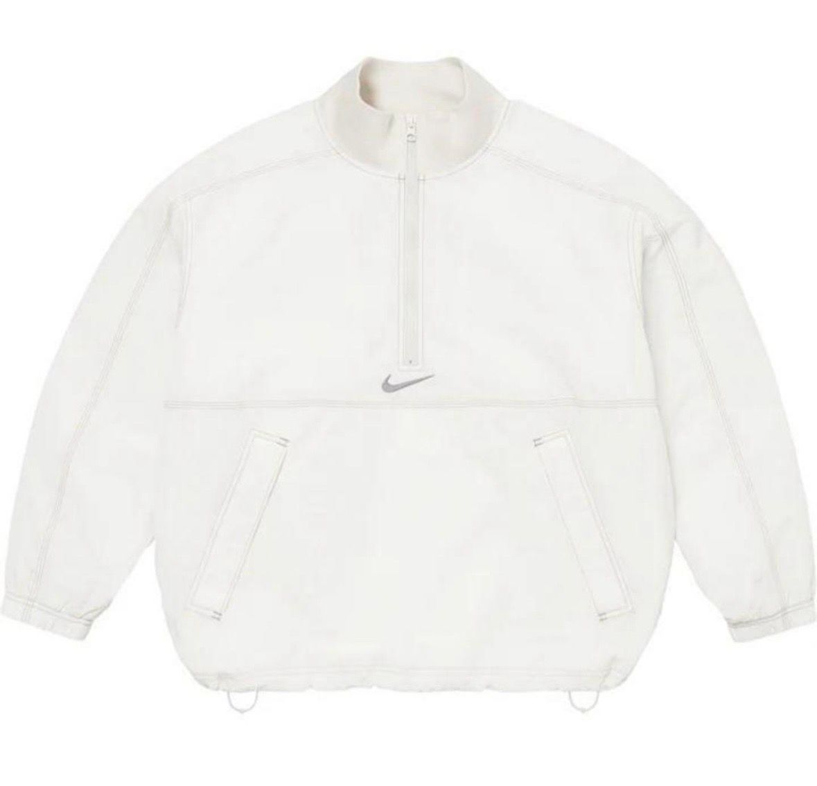 Supreme x Nike Ripstop Pullover "White"