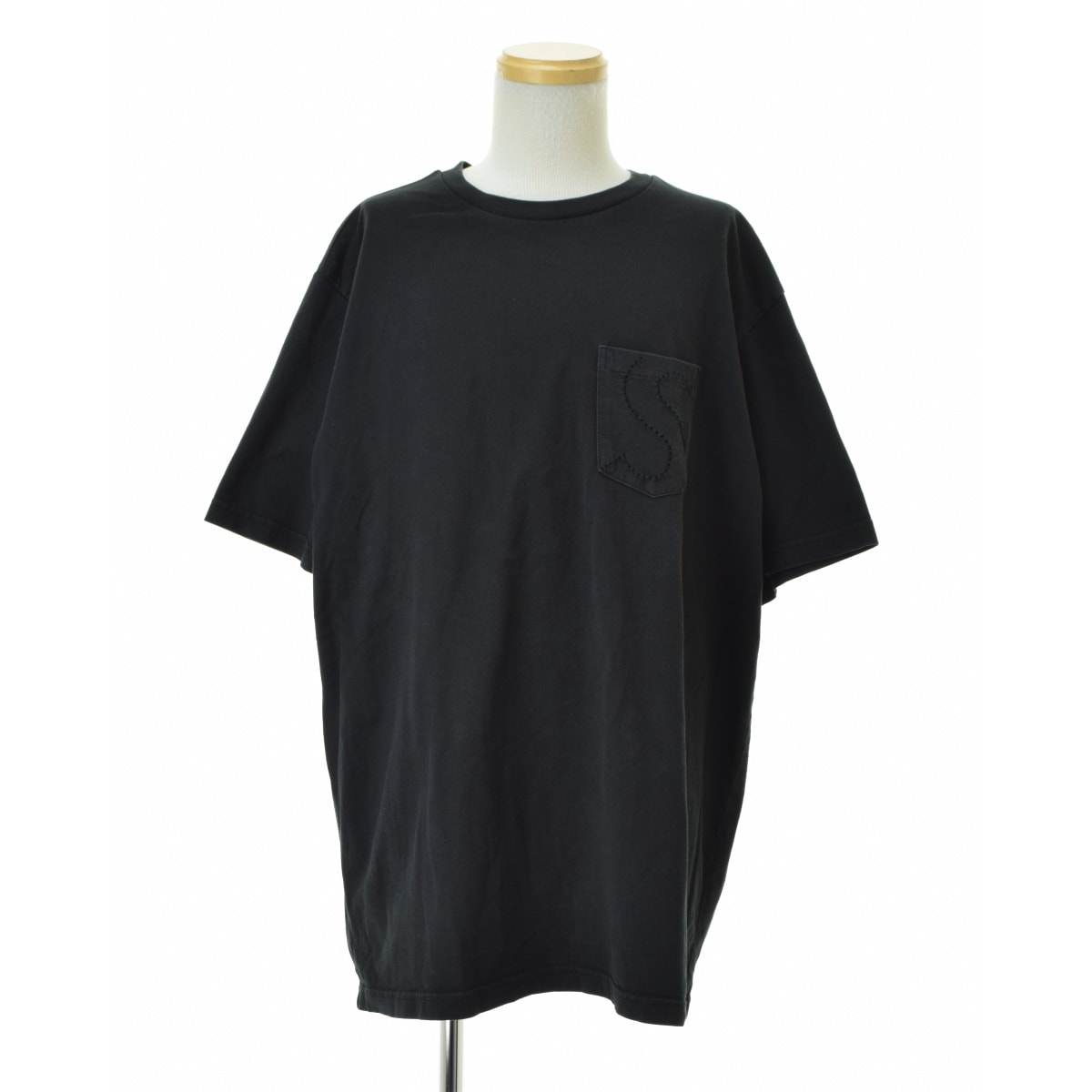 Supreme Laser Cut S Logo Pocket Tee "Black"