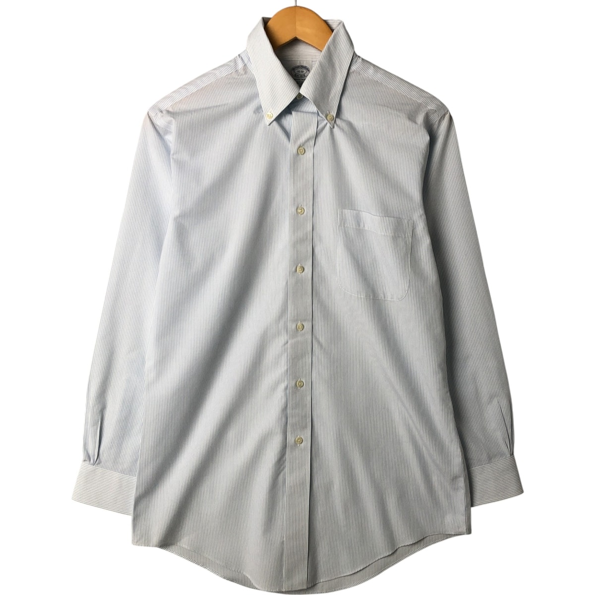 古着 ブルックスブラザーズ Brooks Brothers Est.1818 長袖 ボタンダウンストライプシャツ メンズM相当/eaa544987