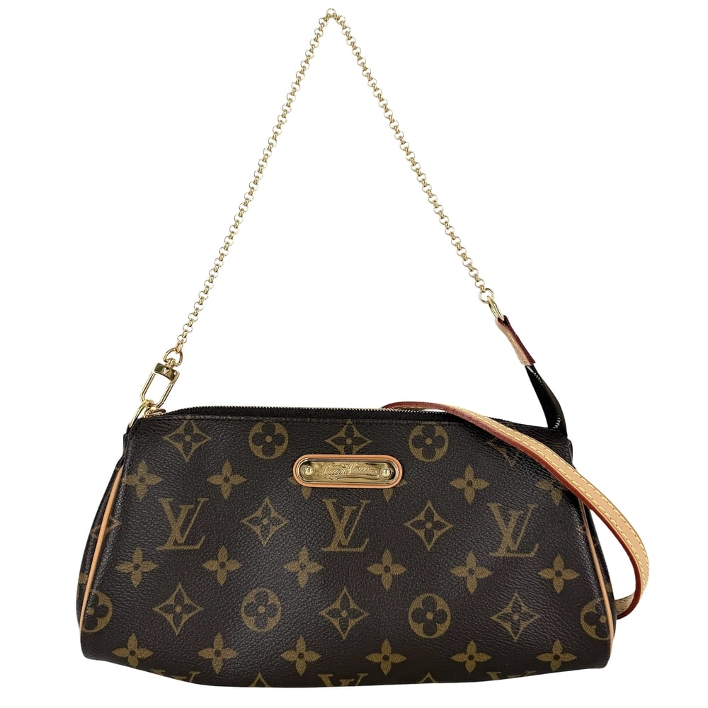 LOUIS VUITTON ルイヴィトン 2WAY エヴァ ハンドバッグ ショルダーバッグ 肩掛け 斜め掛け かばん 鞄 M95567 モノグラムキャンバス ブラウン 茶 ゴールド金具 レディース【中古品】