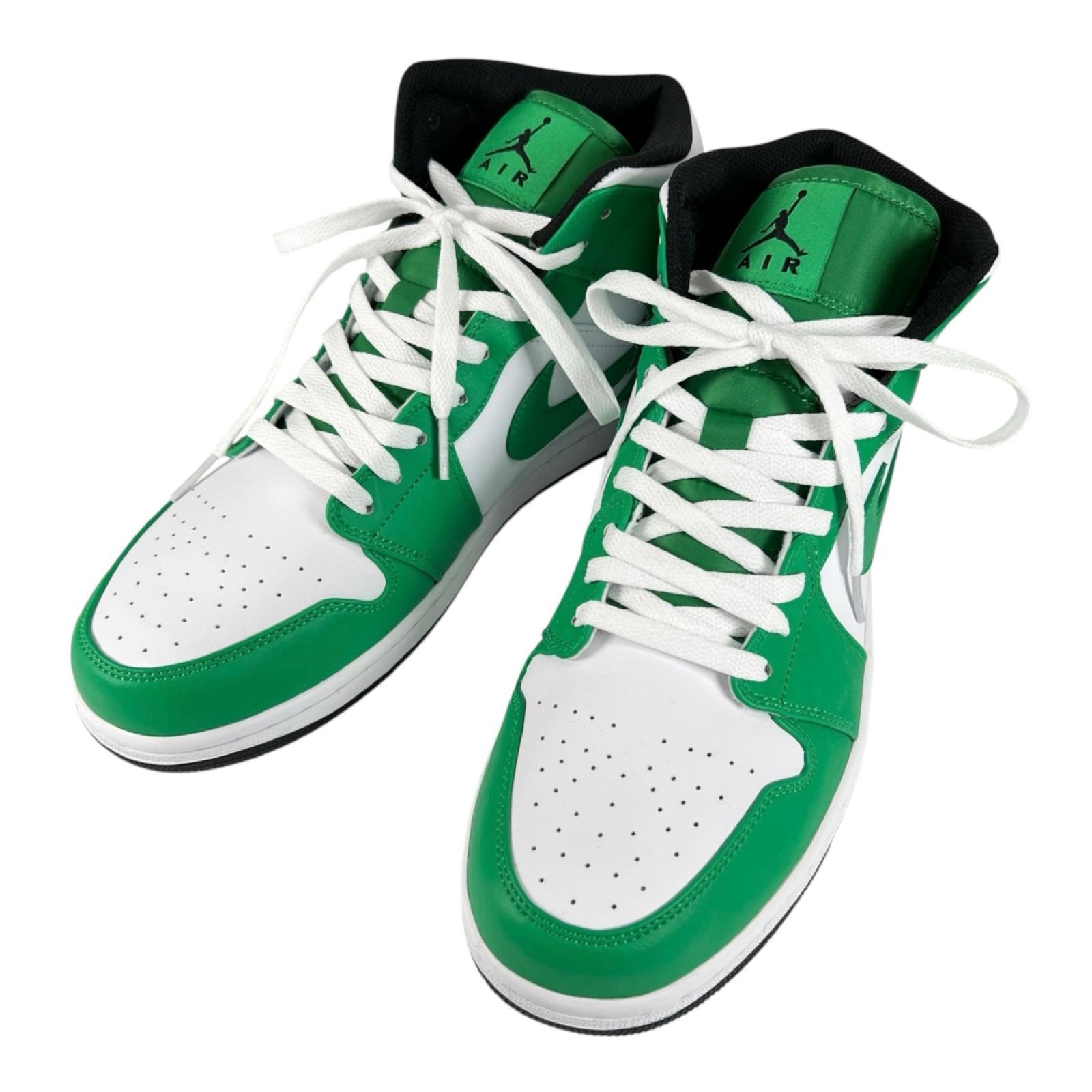 未使用品 NIKE ナイキ AIR JORDAN 1 MID DQ8426-301 スニーカー 合成皮革 グリーン メンズ 28 44 10【古着】【中古】