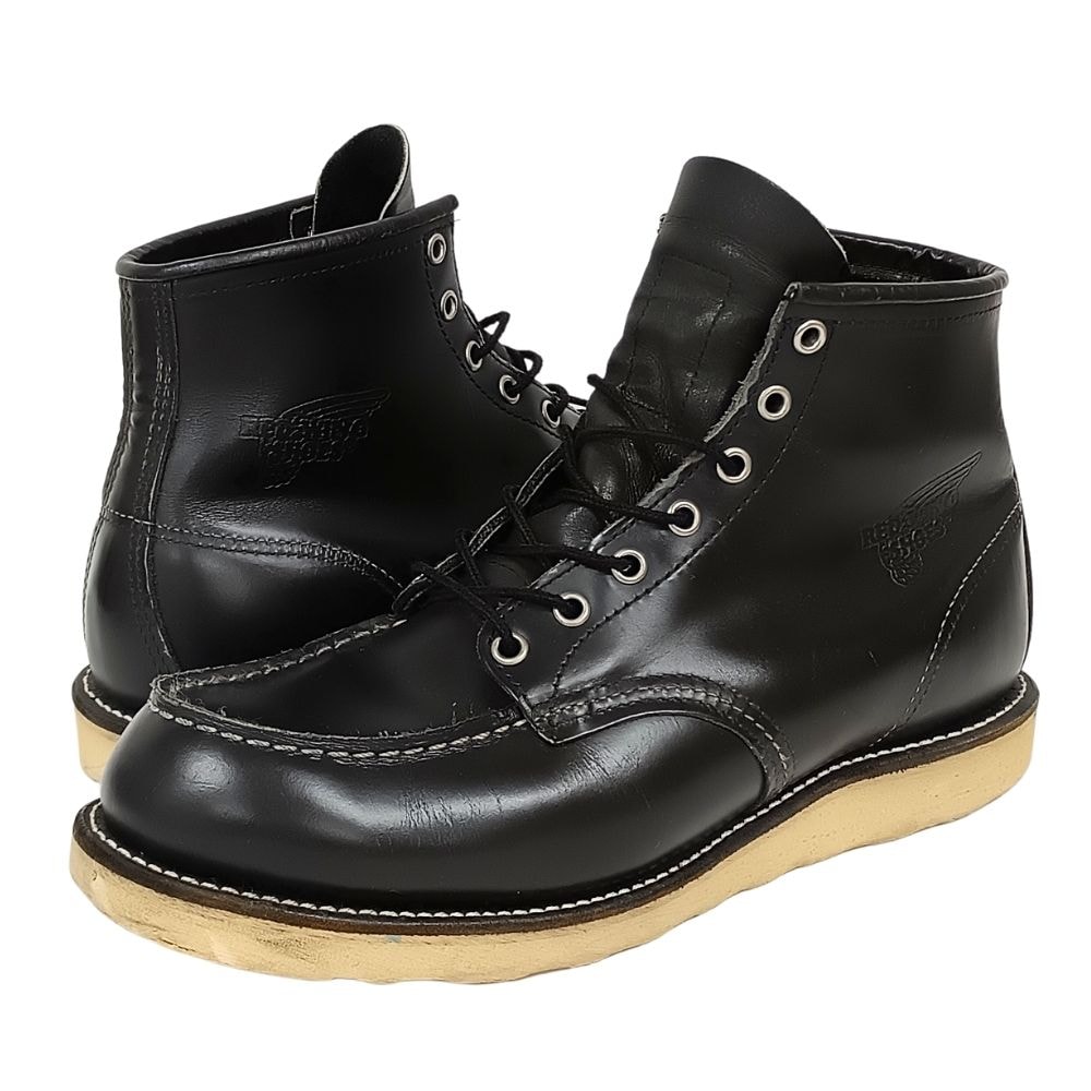 RED WING レッドウィング 8130 MOC TOE ブーツ ブラック サイズUS10 正規品 / 54945