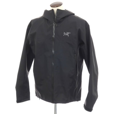 【中古】アークテリクス ARC'TERYX GORE-TEX BETA JACKET M ナイロン ジップアップ シェルジャケット ブラック【サイズL】【メンズ】