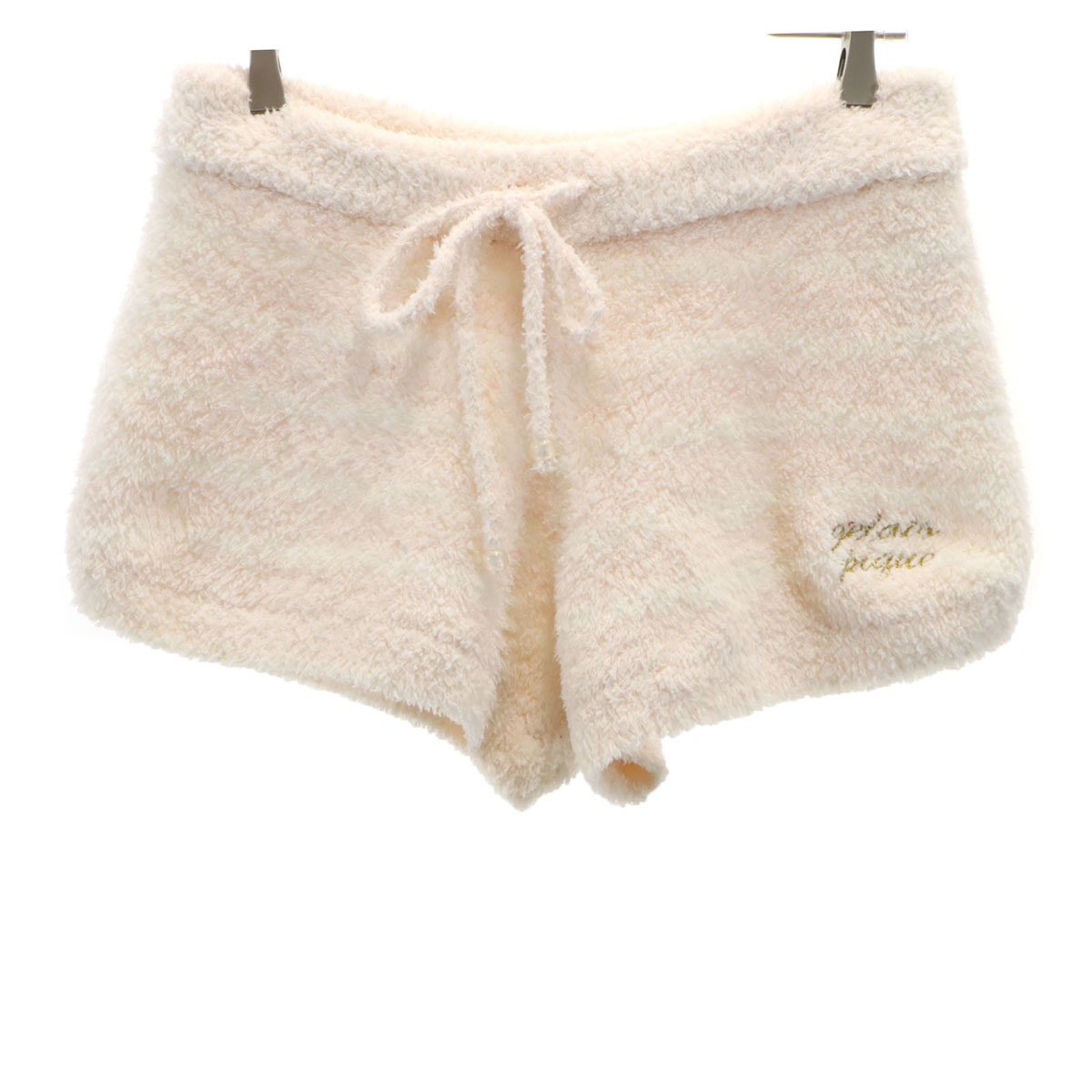 gelato pique ジェラートピケ ボーダー柄 ルームウェアショートパンツ F サーモンピンク系