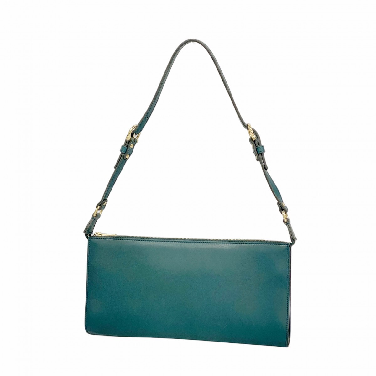 【6dc2638】サルヴァトーレフェラガモ ハンドバッグ ガンチーニ レザー グリーン ゴールド金具【中古】レディース