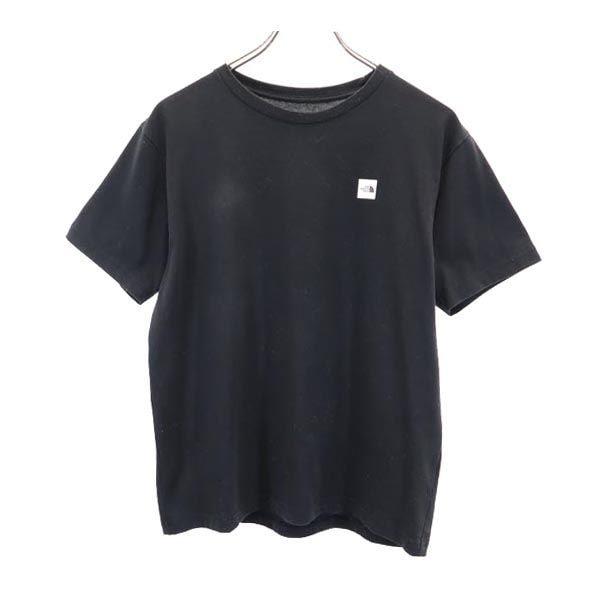THE NORTH FACE ノースフェイス NT32052 アウトドア ロゴプリント 半袖 Tシャツ M 黒