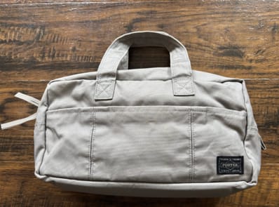 PORTER ポーター ミニボストンバッグ ハンドバッグ グレージュ 吉田カバン