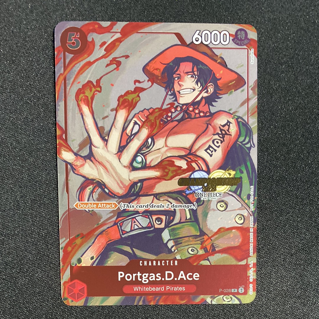 ポートガス・D・エース P [P-028]【英語版】(プロモーションカード「チャンピオンシップ 2023 イベントパック」)