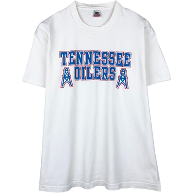 古着 90年代 フルーツオブザルーム FRUIT OF THE LOOM NFL TENNESSEE TITANS テネシータイタンズ スポーツプリントTシャツ USA製 メンズXL相当 ヴィンテージ/eaa654196