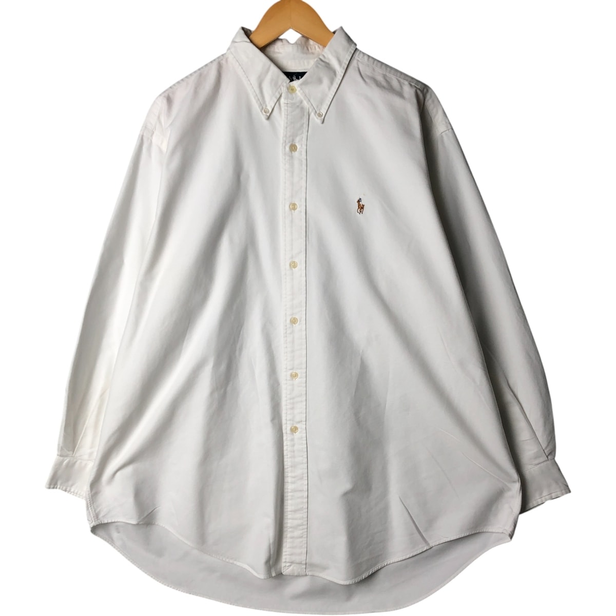 古着 ラルフローレン Ralph Lauren YARMOUTH 長袖 ボタンダウンシャツ メンズXL相当/eaa567965