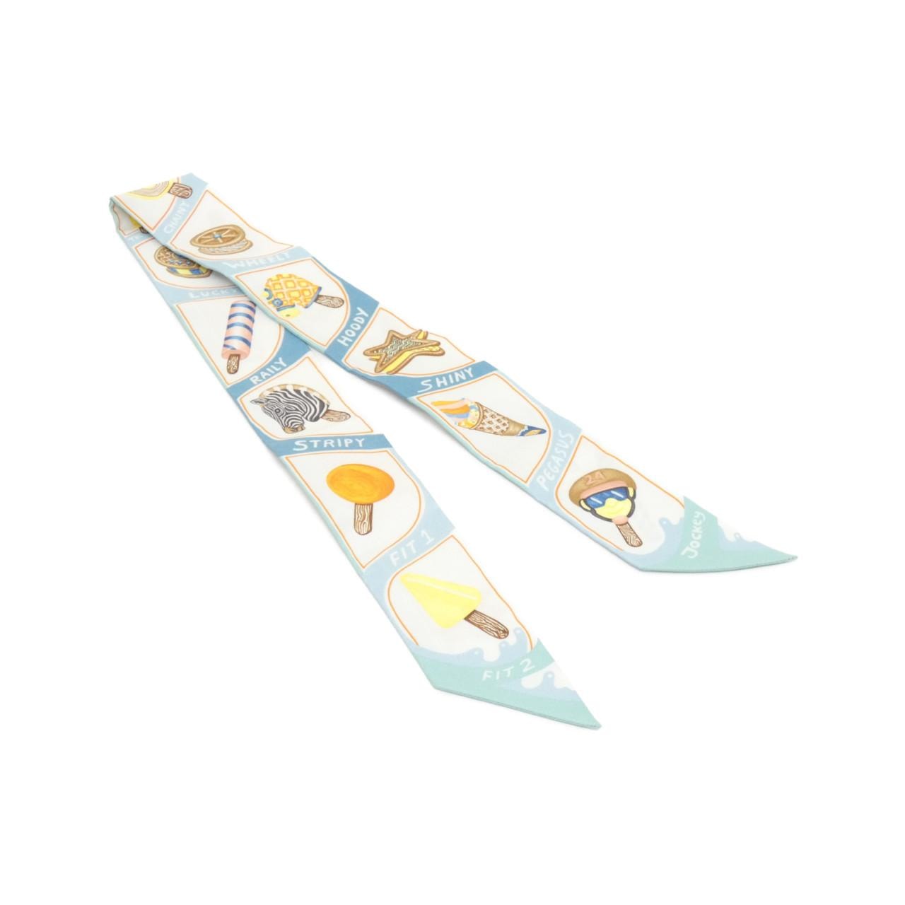 エルメス FUNNY ICE CREAM ツイリー 064109S スカーフ
