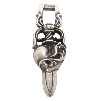 CHROME HEARTS クロムハーツ(原本無) HEART DAGGER ハートダガー ペンダントトップ シルバー系【中古】