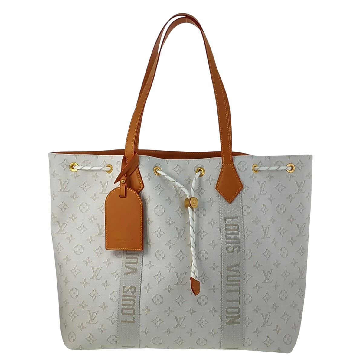 LOUIS VUITTON ルイ・ヴィトン マリーナ トート トートバッグ M14652 PVCコーティングキャンバス ホワイト  レディース【中古】