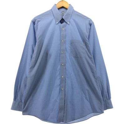 古着 ブルックスブラザーズ Brooks Brothers Est.1818 長袖 ボタンダウンチェックシャツ メンズL相当/eaa563722