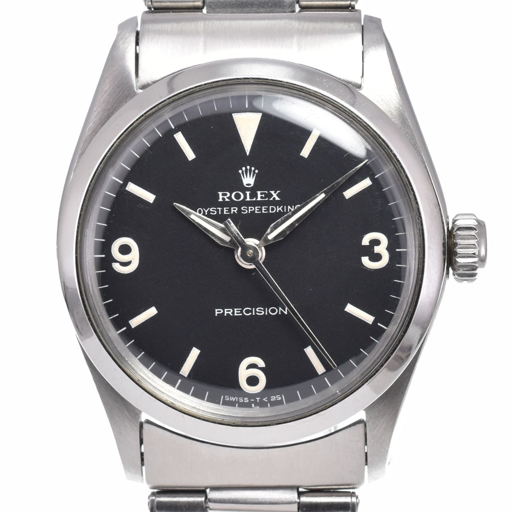 ロレックス ROLEX 6430 ヴィンテージ オイスター スピードキング Cal.1210 ブラック 手巻き ボーイズ 美品 腕時計 B#149499