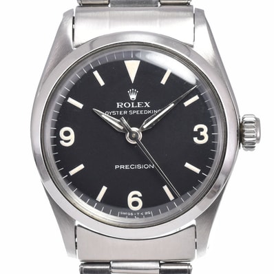 ロレックス ROLEX 6430 ヴィンテージ オイスター スピードキング Cal.1210 ブラック 手巻き ボーイズ 美品 腕時計 B#149499
