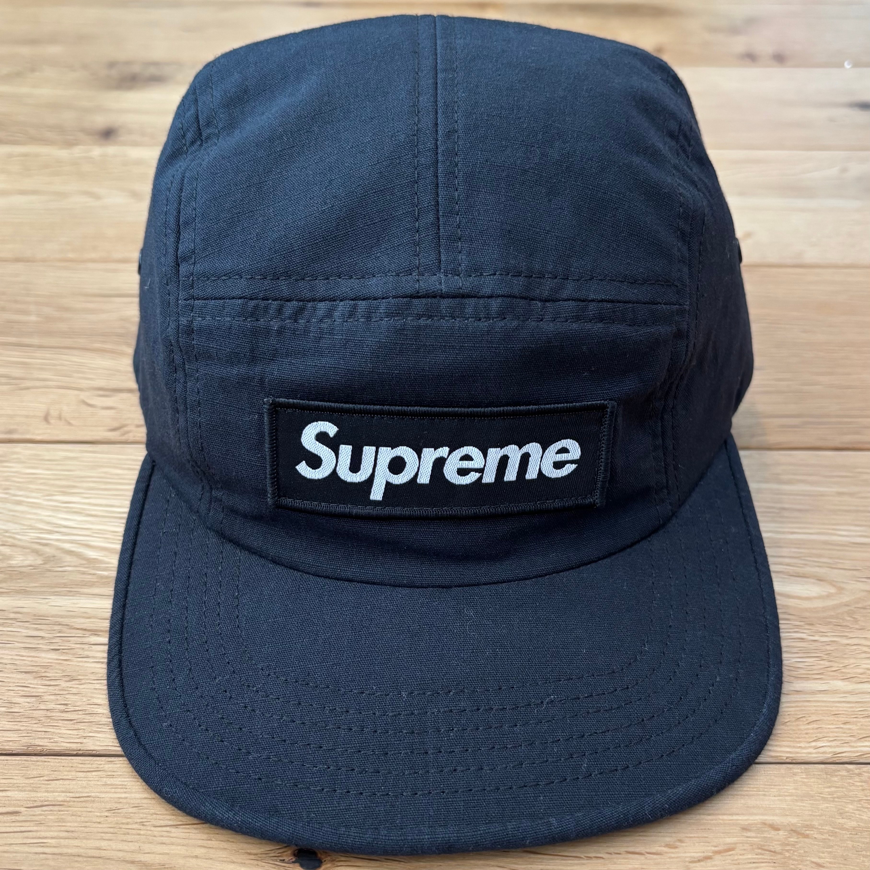 Supreme Military Camp Cap ブラック 黒 ボックスロゴ キャップ