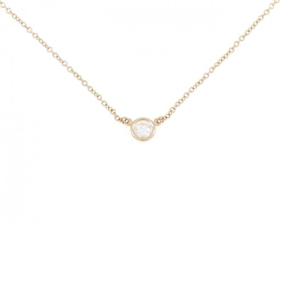 ティファニー バイザヤード ネックレス 0.19CT E IF 3EXT