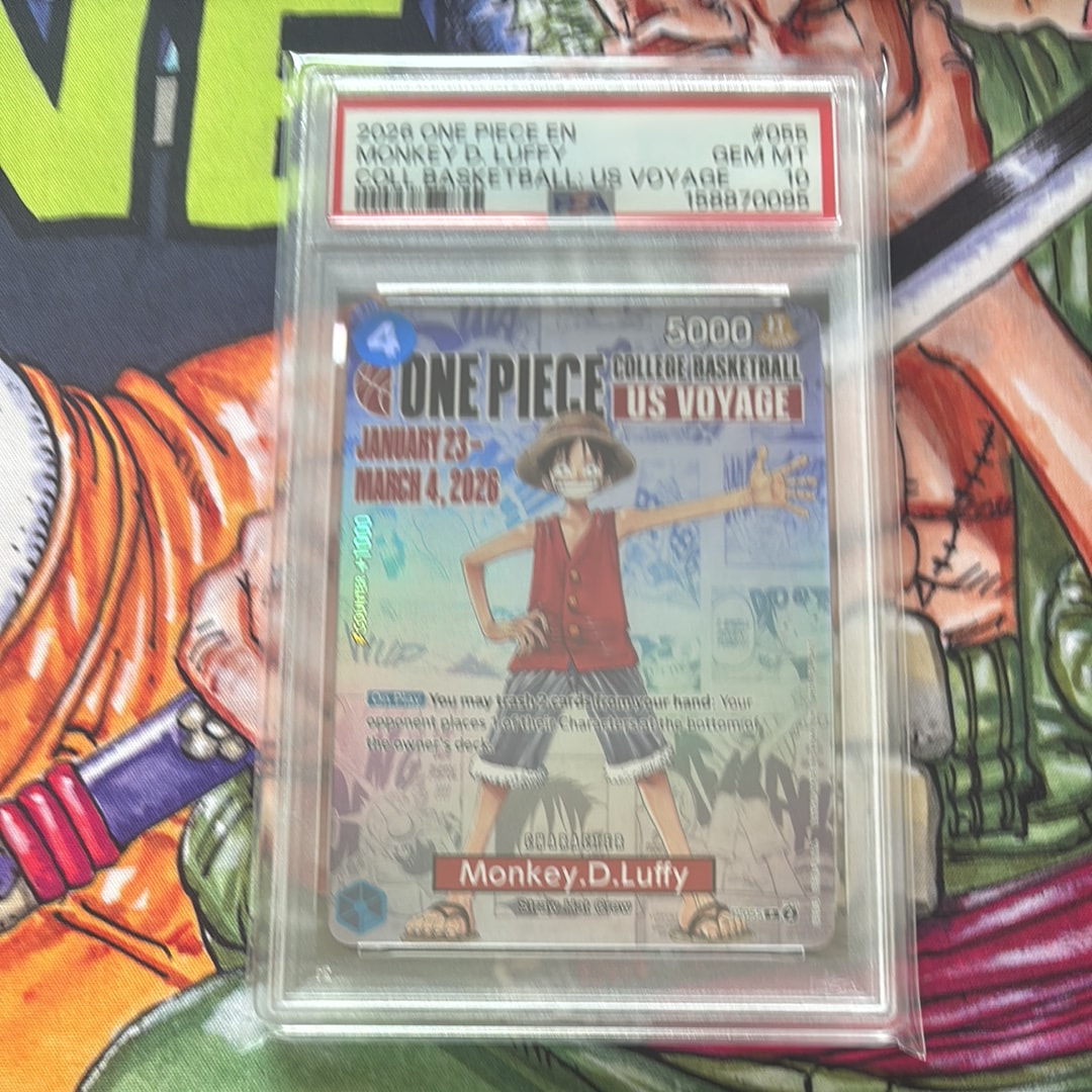 PSA10】モンキー・D・ルフィ：P (開封済) [P-055]【英語版
