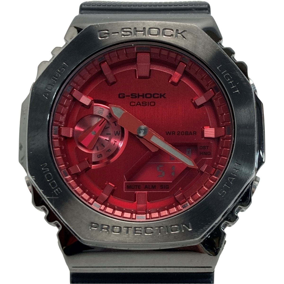 ☆☆CASIO カシオ G-SHOCK 2100シリーズ アナデジ GM-2100B-4AJF レッド クォーツ メンズ 腕時計