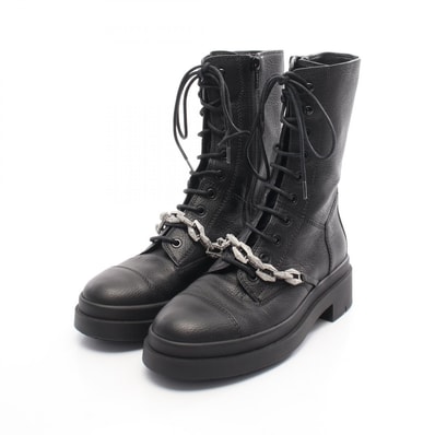 ジミーチュウ JIMMY CHOO Nari ブーツ 靴 レザー レディース ブラック系 【中古】