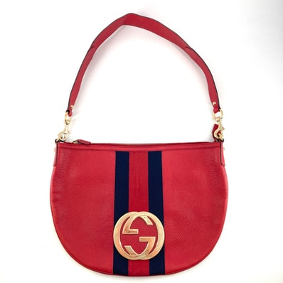 GUCCI(グッチ) インターロッキング 131443 ショルダーバッグ レッド