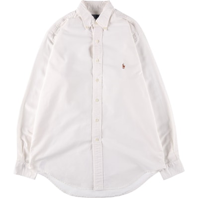 古着 ラルフローレン Ralph Lauren POLO by Ralph Lauren 長袖 ボタンダウンシャツ カナダ製 メンズM相当/eaa531288