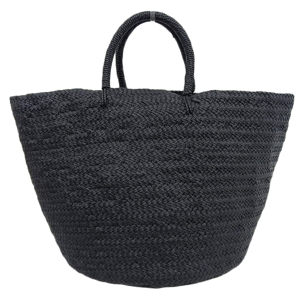 アエタ 新品同様 BASKET L Cow Leather ハンドバッグ レディース ブラック KG03