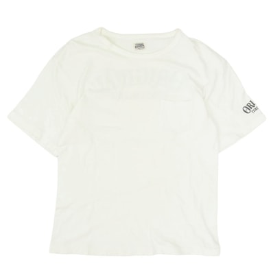 TENDERLOIN テンダーロイン バックプリント ポケット Tシャツ ショートスリーブ 半袖 カットソー オフホワイト系 S【中古】
