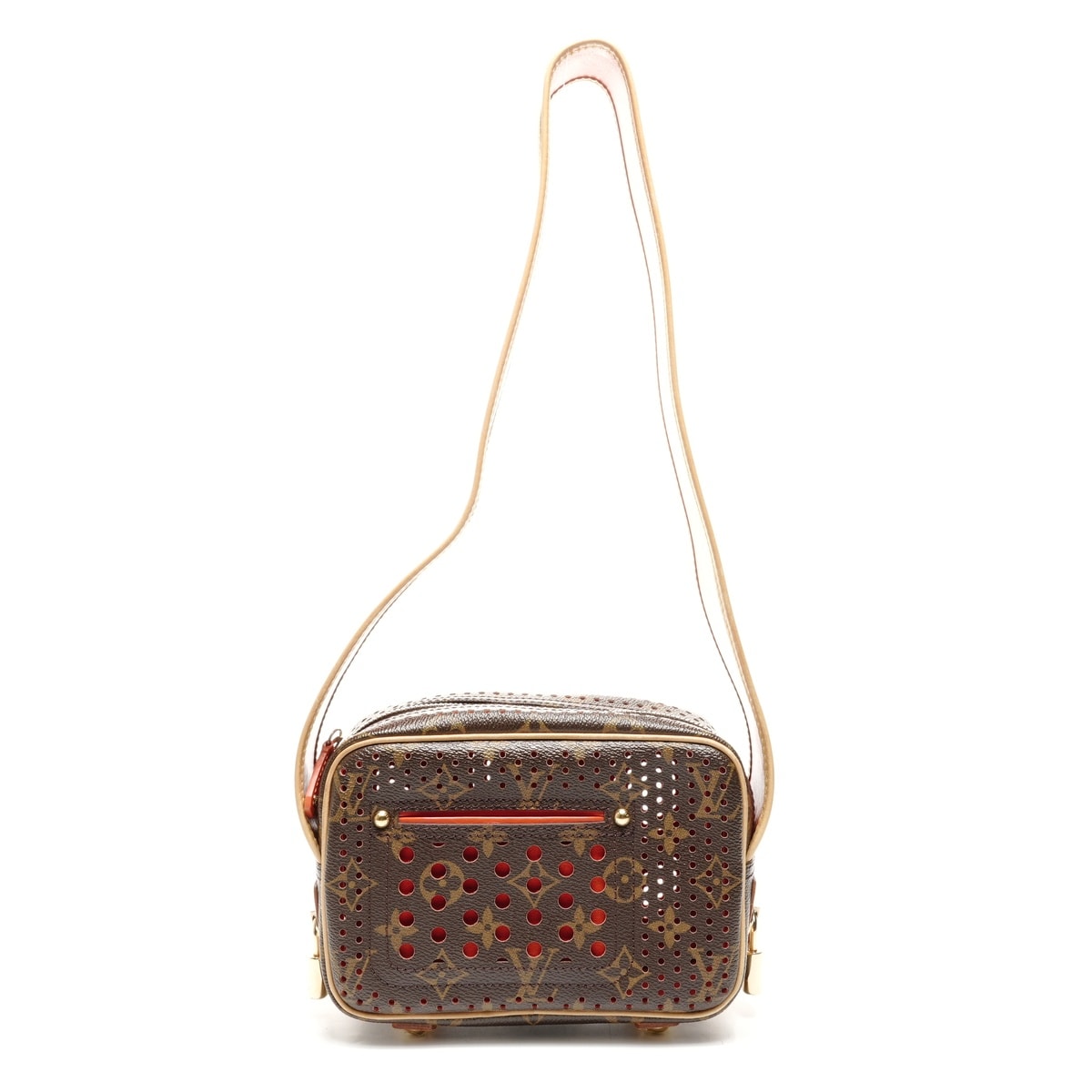 ヴィトン LV 2006年製 モノグラム ペルフォ ミニ トロカデロ ショルダーバッグ【中古】