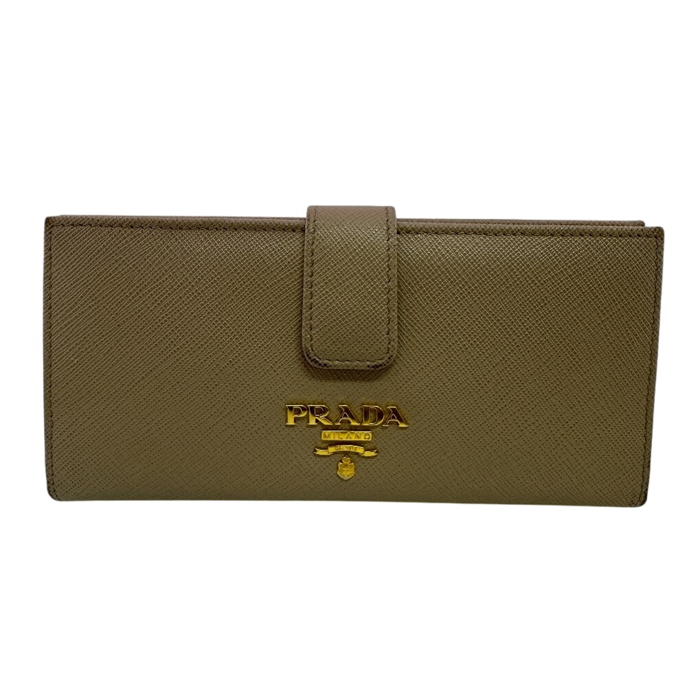 プラダ PRADA 長財布 サフィアーノ 1MV025 ベージュ