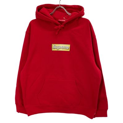シュプリーム 【美品/国内正規/22SS】Bling Box Logo Hooded Sweatshirt ブリングボックスロゴ プルオーバー パーカー/ L