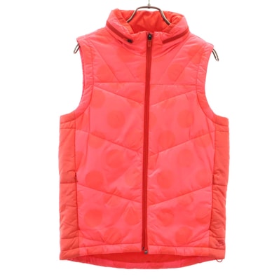 NIKE ナイキ ドット柄 中綿ベスト XS ピンク系