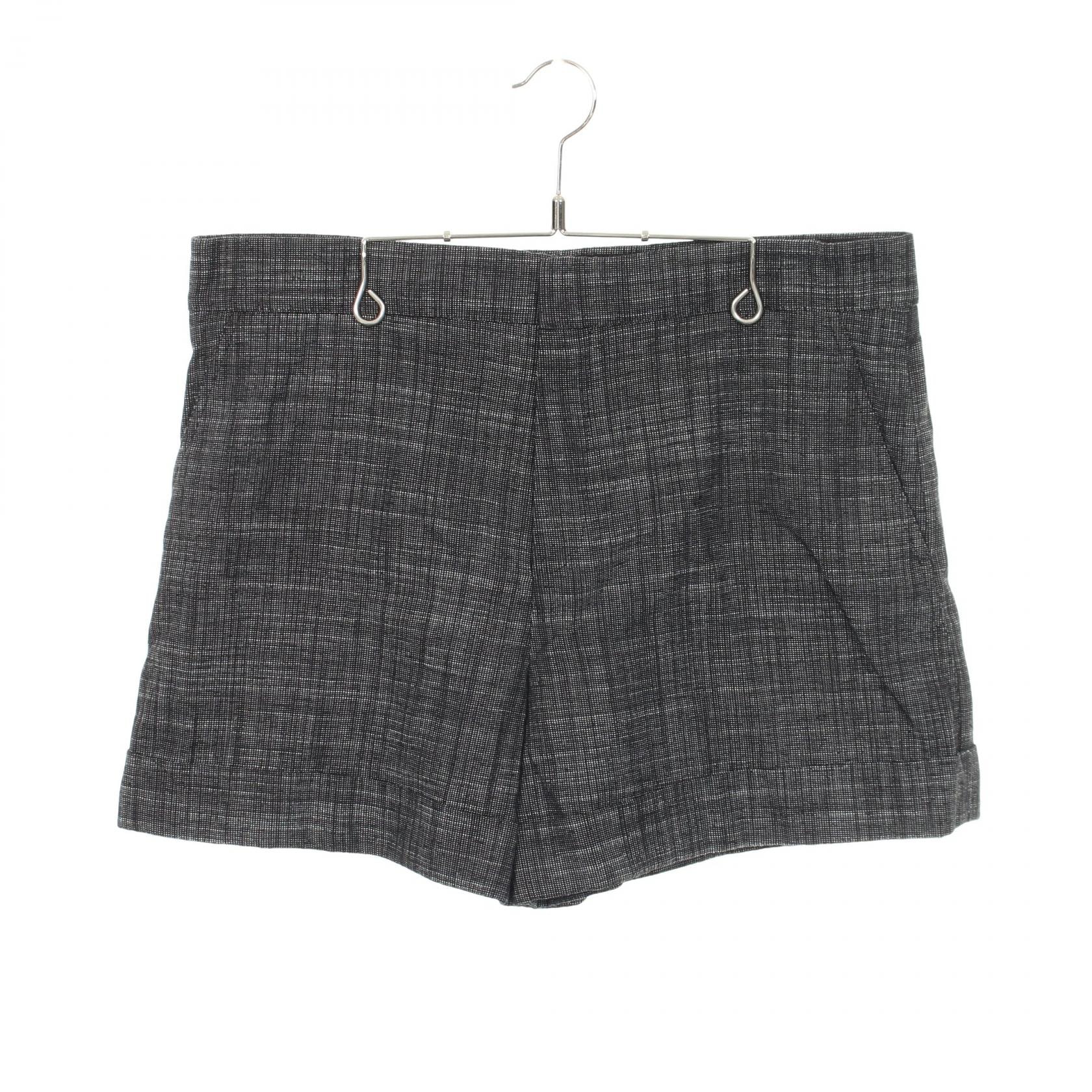 ディオール Dior ショート パンツ 衣料品 ボトムス コットン ファブリック レディース ブラック系 / ホワイト系 【中古】
