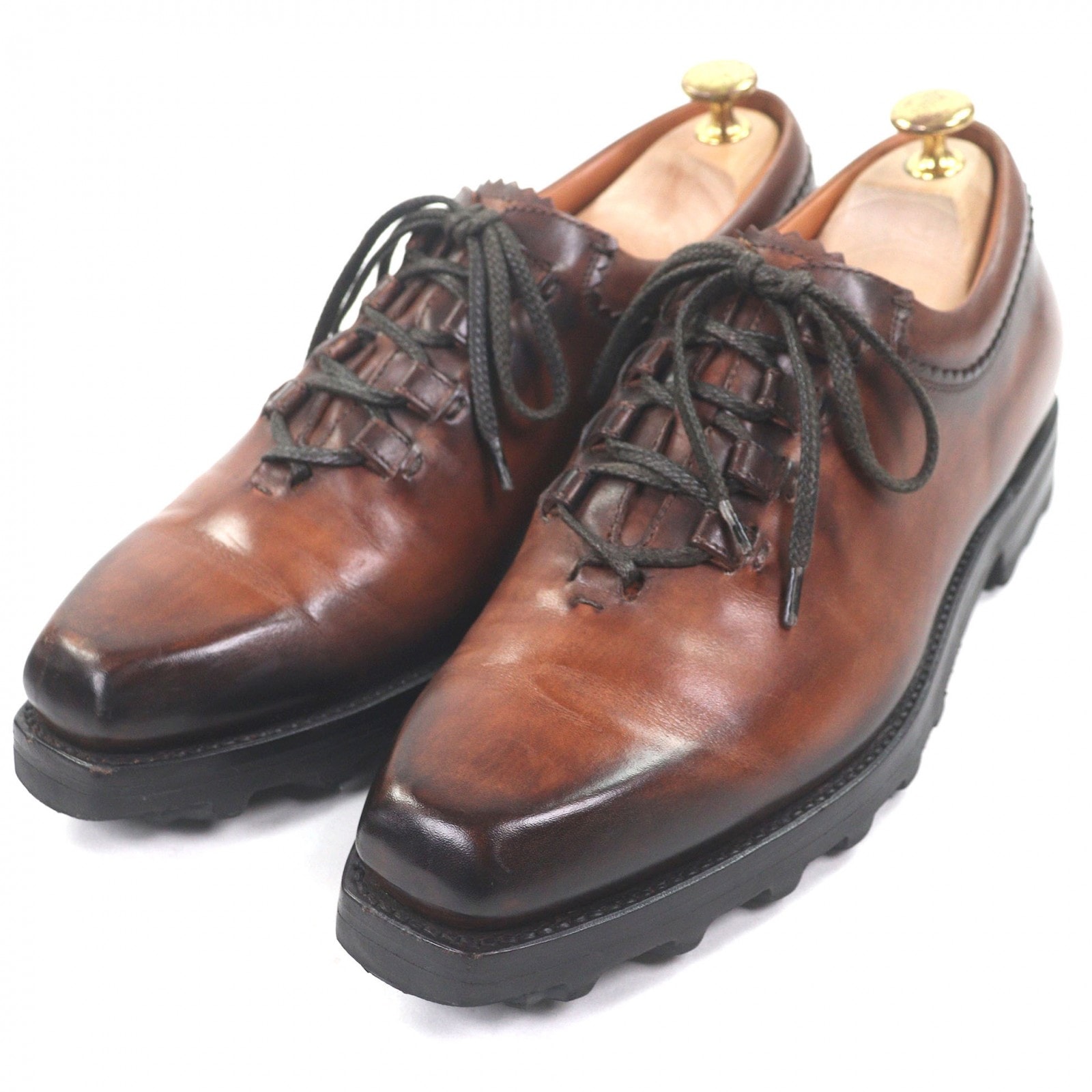 良品 ベルルッティ ドレスシューズ ブラウン メンズ 7