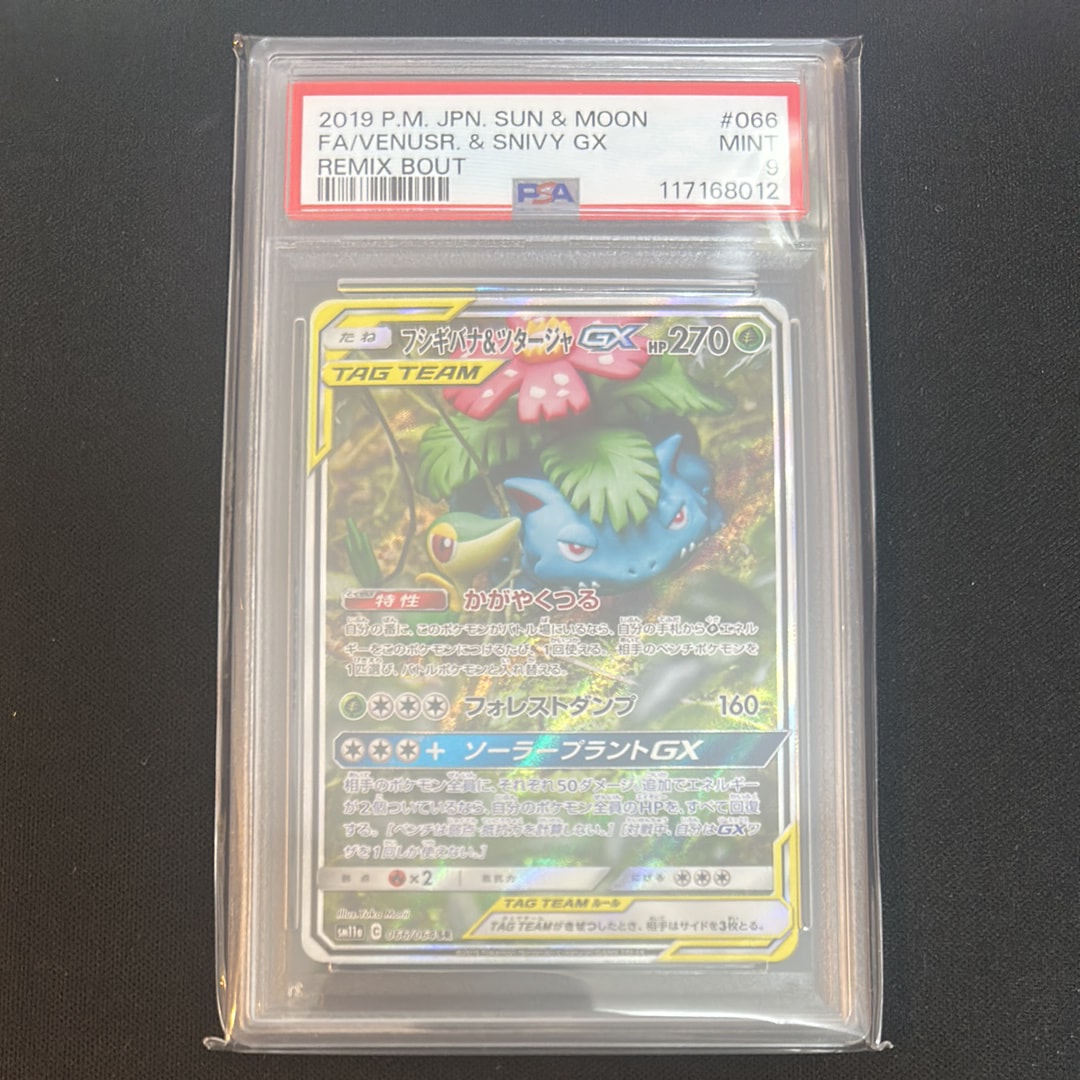 フシギバナ&ツタージャGX SR: SA[SM11a 066/064](強化拡張パック「リミックスバウト」)