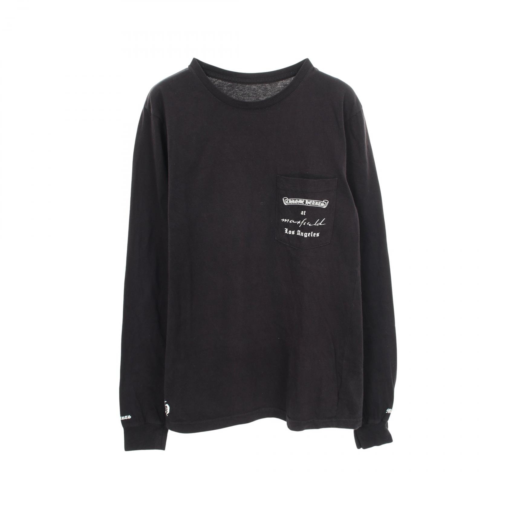 Chrome Hearts Dagger Back Print Pocket L/S T-Shirt "Black"