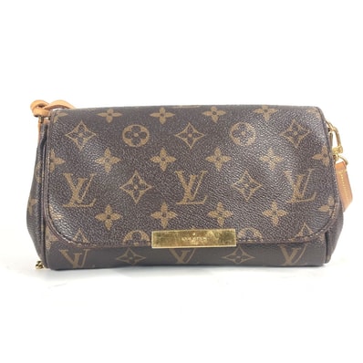 ルイヴィトン LOUIS VUITTON フェイボリットPM M40717 モノグラム 3WAY ハンドバッグ クラッチバッグ ショルダーバッグ モノグラムキャンバス ブラウン