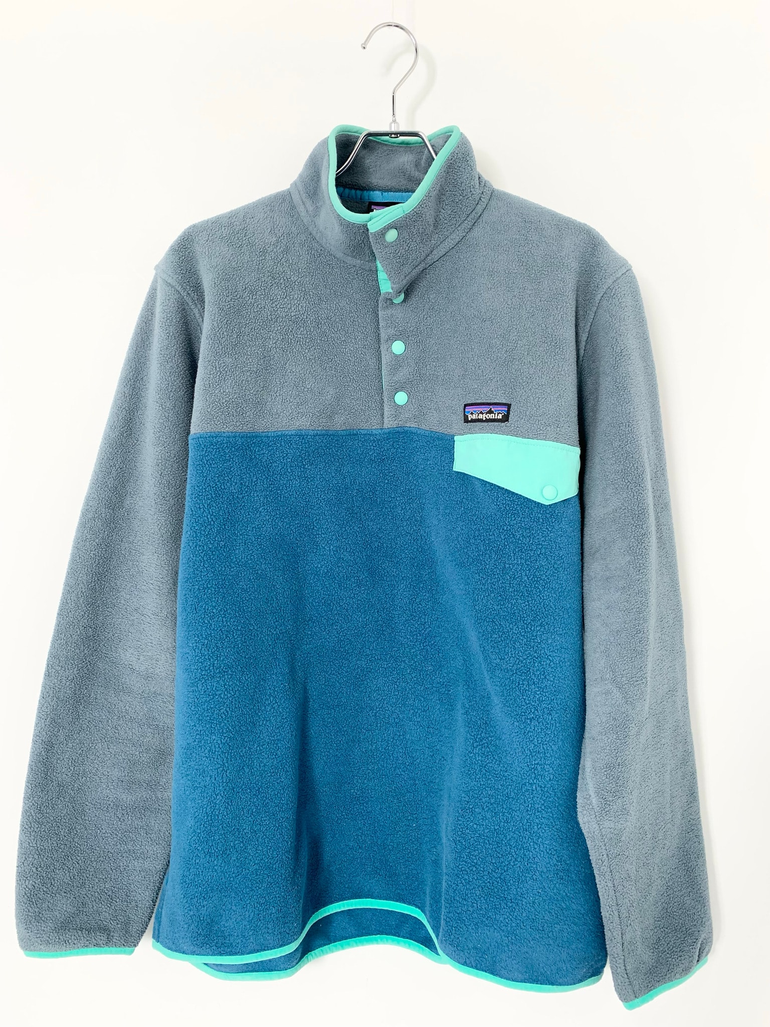 patagonia Men's Lightweight Chinchilla SnapT Pullover "Wavy Blue"