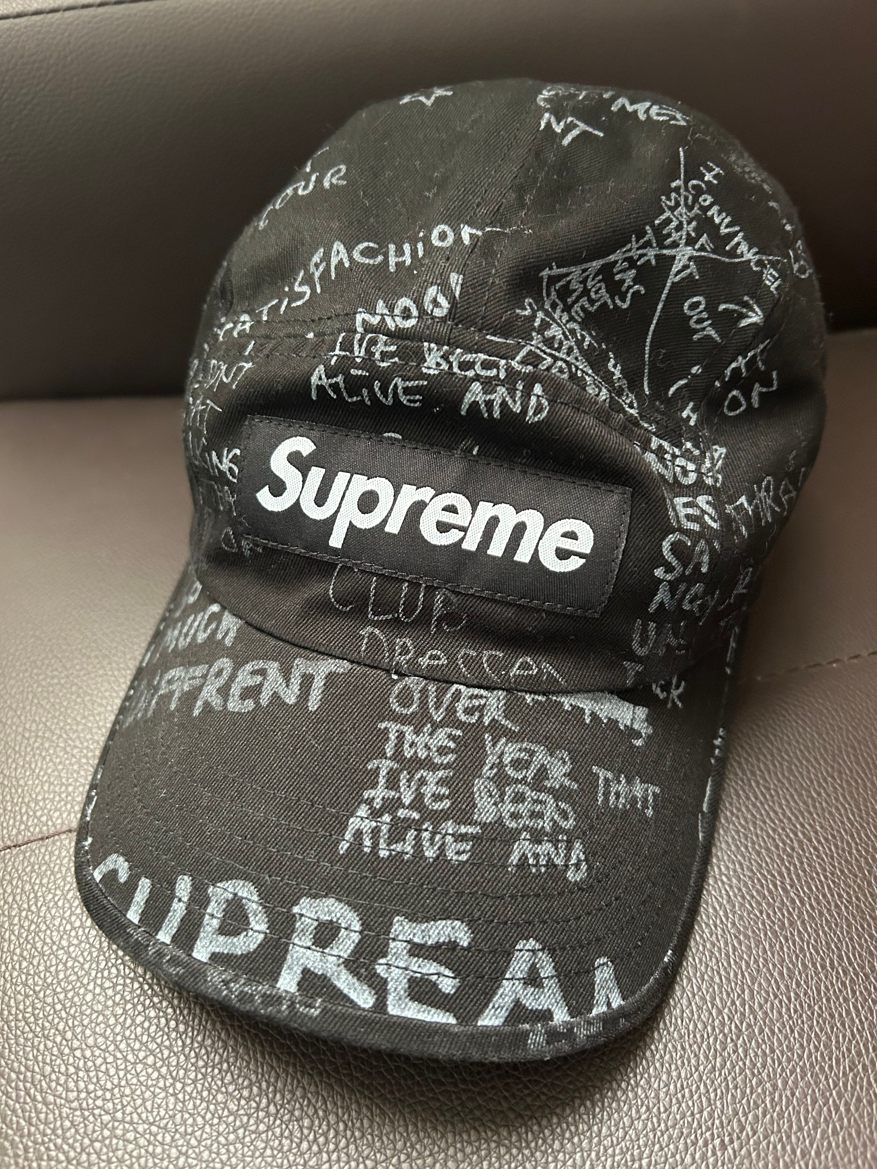Supreme Gonz Poems Camp Cap "Black"