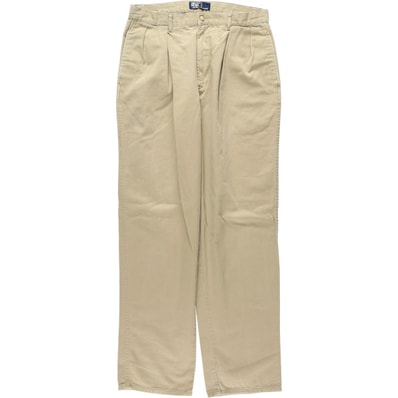 古着 ラルフローレン Ralph Lauren POLO by Ralph Lauren ツータック チノパンツ メンズw31相当/eaa644118