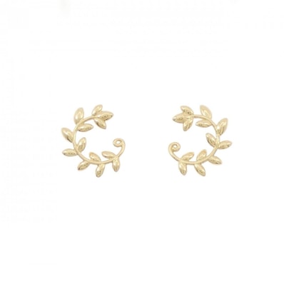 ティファニー オリーブリーフ バイパス フープ スモール ピアス