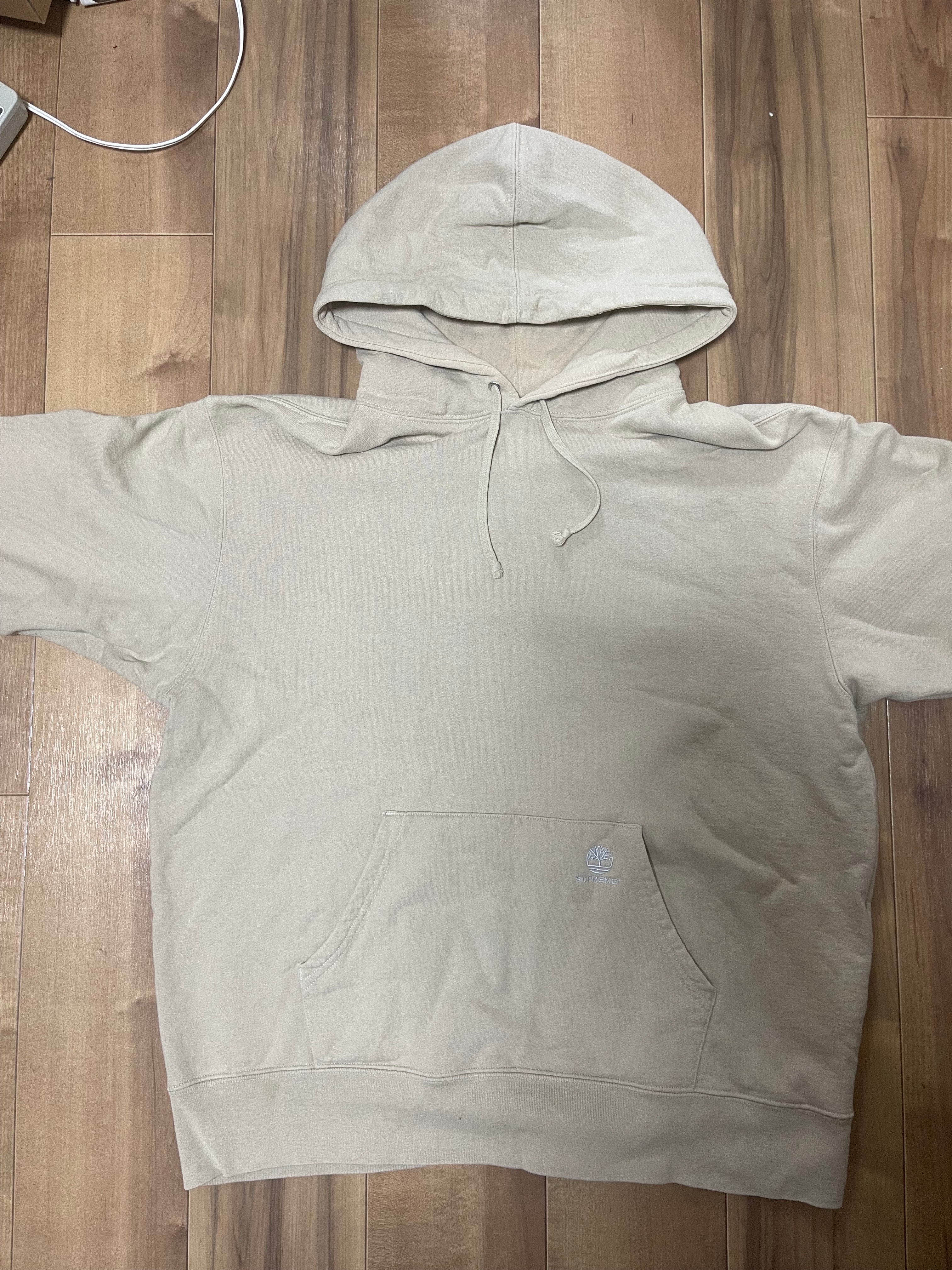 Supreme Timberland Hooded Sweatshirt "Taupe"