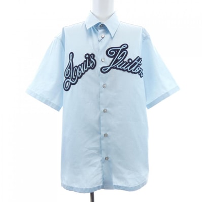 ルイヴィトン LOUIS VUITTON エンブロイダードショートスリーブコットンシャツ HRS14WJXU S/Sシャツ