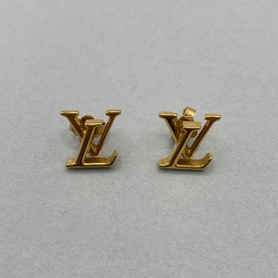 Louis Vuitton LV Iconic Enamel Earrings "Gold"