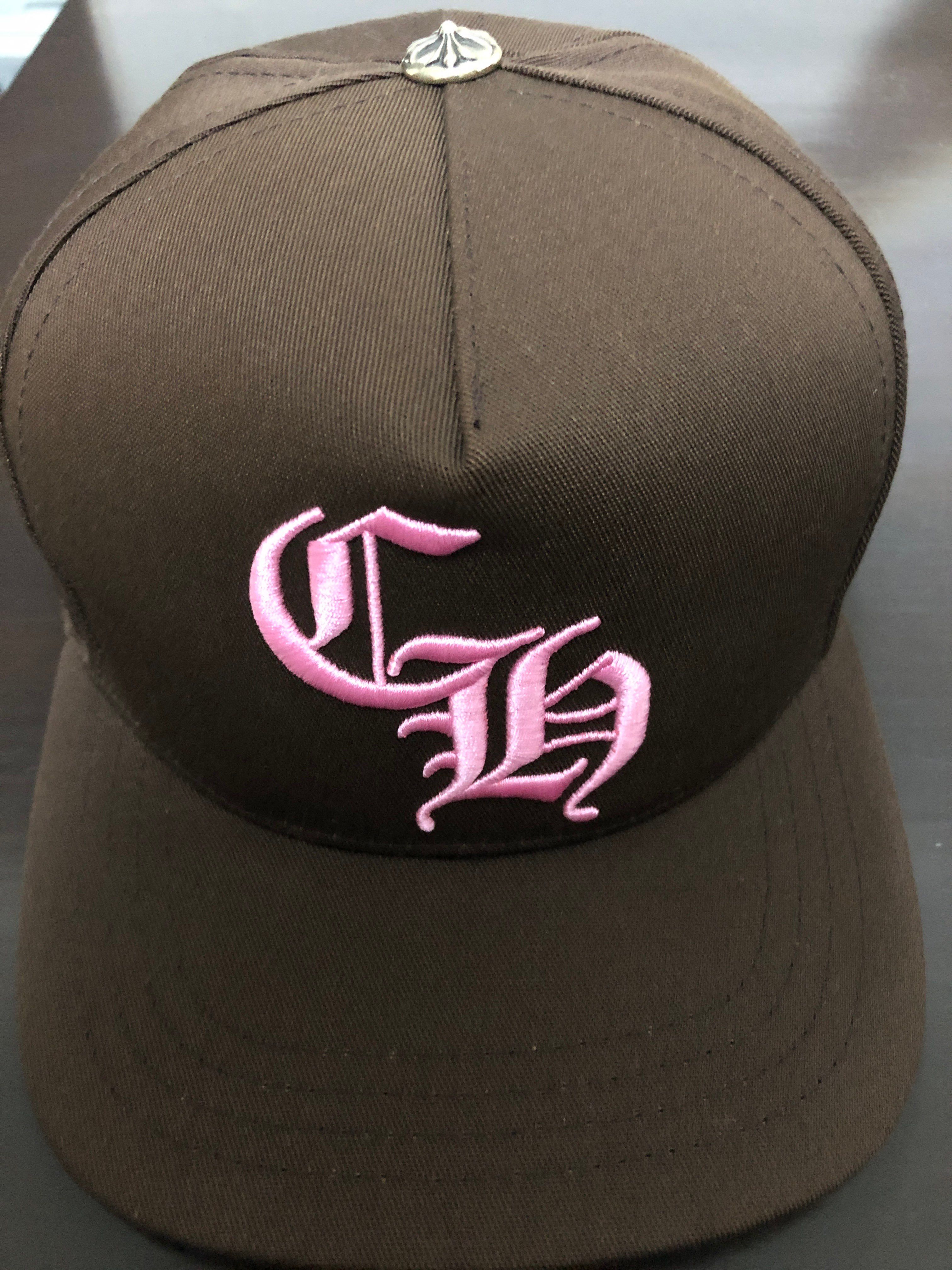 Chrome Hearts CH Baseball Hat "Brown/Pink"