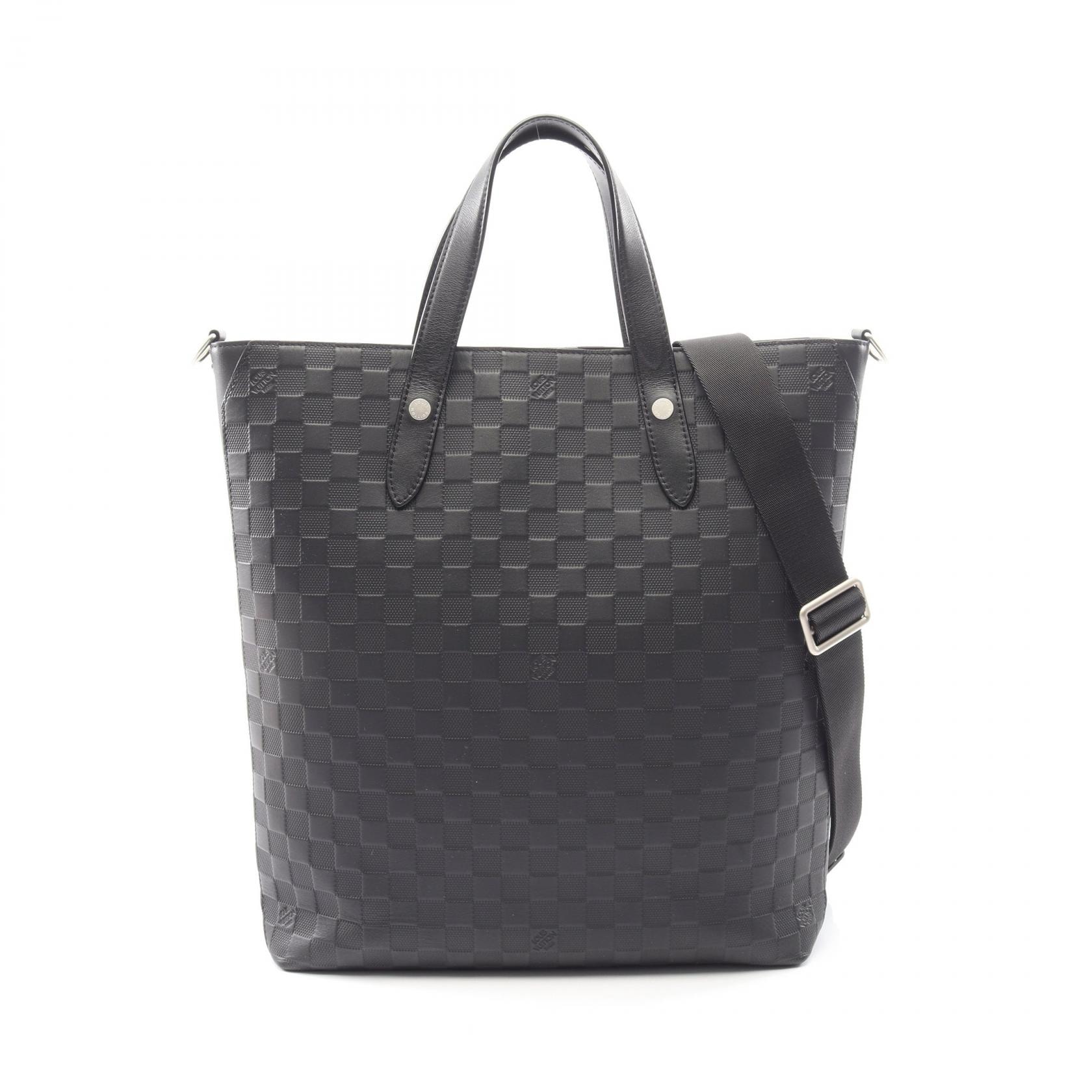 ルイ・ヴィトン LOUIS VUITTON アポロ トート 2WAY トートバッグ バッグ レザー ダミエ・アンフィニ オニキス メンズ ブラック系 N40001 【中古】