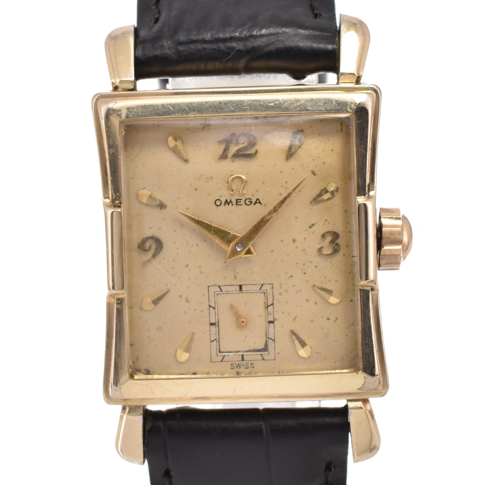 オメガ OMEGA Ref.62.42 ヴィンテージ スモールセコンド Cal.302 アイボリー 手巻き ユニセックス 腕時計 Y#146316