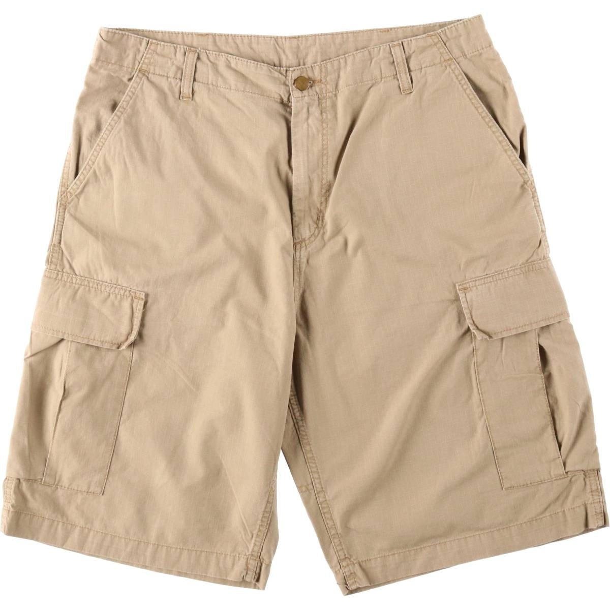 古着 カーハート Carhartt CARGO BERMUDA リップストップ カーゴショーツ ハーフパンツ メンズw37相当/eaa662992