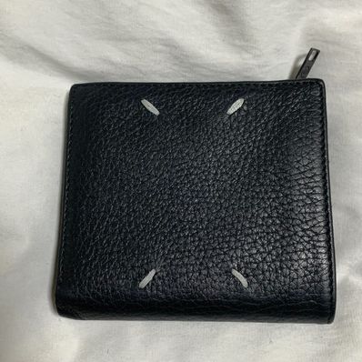 Maison Margiela Leather Zip Wallet "Black"